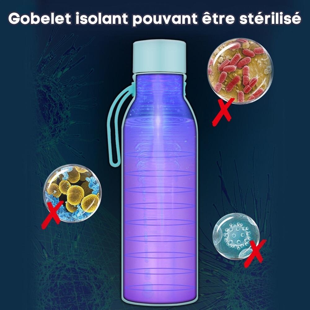 Bouteille auto-purifiante PurifyCup pour eau potable et hygiène optimale