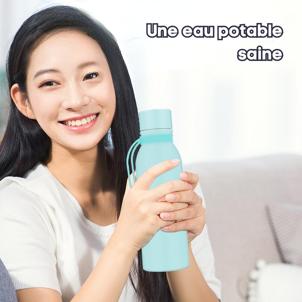 Bouteille auto-purifiante PurifyCup pour eau potable et hygiène optimale
